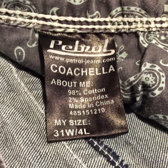 Petrol Coachella Denim shorts - Picture 3 of 6